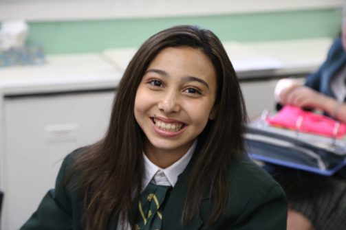 Top Private Middle School in Annandale VA | Private Middle School Near Me | Student Smiling